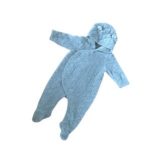 Gap quilted footie snap-closure bodysuit